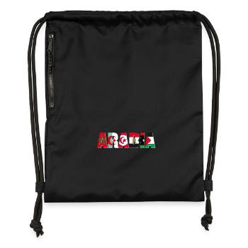 allah cool god islam - Gymsac made from recycled material - black - Front