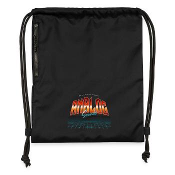 Synthétiseur de sons analogiques - Sac à cordon en polyester recyclé - noir - Devant