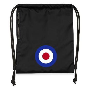 Mod Target United Kingdom Großbritannien - Sac à cordon en polyester recyclé - noir - Devant