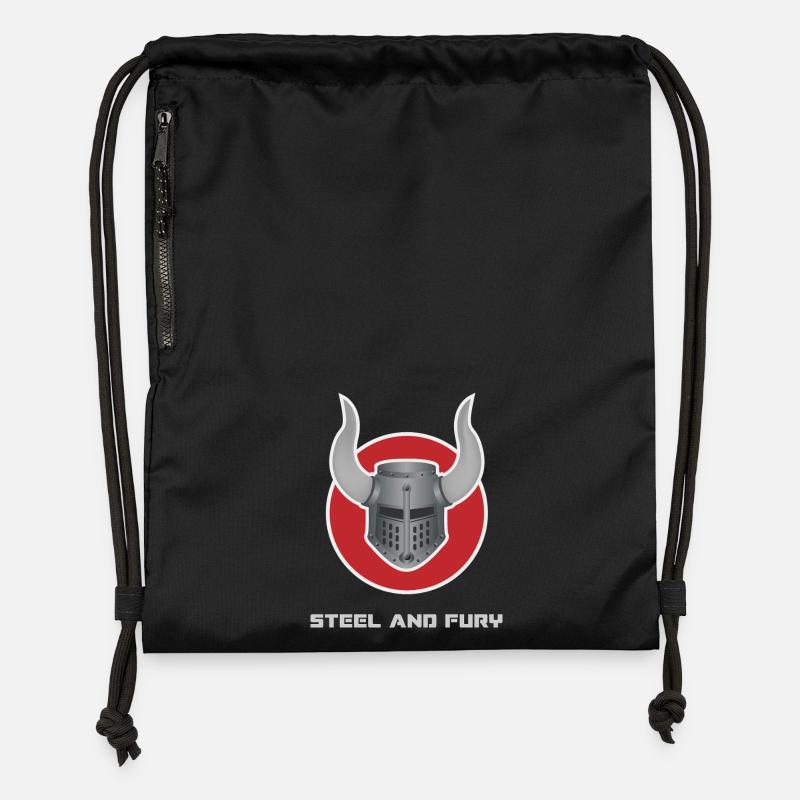 Barbarian Warrior Sport - Gymsac made from recycled material - black