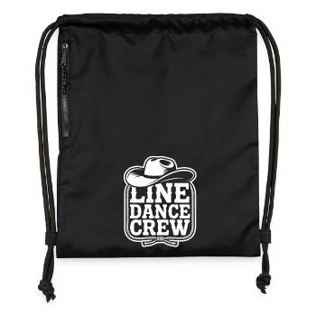 Line Dance Crew Logo - Turnbeutel aus Recycling-Material - military Green - Vorne