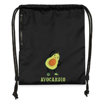 avocardio funny - Sac à cordon en polyester recyclé - noir - Devant