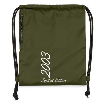 Year 2003 Limited Edition - Gymsac made from recycled material - military green - Front