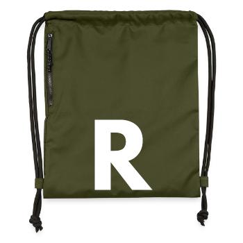 R - Turnbeutel aus Recycling-Material - military Green - Vorne