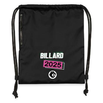 Billard 2025 Billardspieler Billardspielerin - Turnbeutel aus Recycling-Material - military Green - Vorne