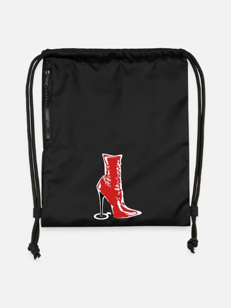Stiefel der Herrin - Turnbeutel aus Recycling-Material - Schwarz