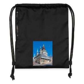 Notre Dame de Bon Secours Chapel Montréal Québec - Gymsac made from recycled material - black - Front