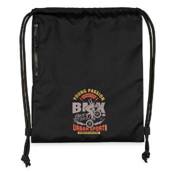 BMX Urban Sport Freestyle - Sac à cordon en polyester recyclé - noir - Devant