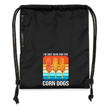Corn dog - Gymsac made from recycled material - military green - Front