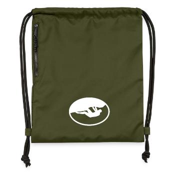 Outdoor Boulderer - Gymsac made from recycled material - military green - Front
