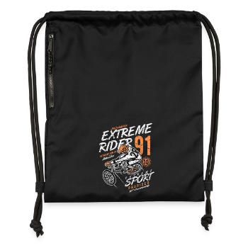 Extreme Rider - Sac à cordon en polyester recyclé - noir - Devant