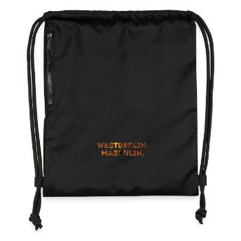 Westberlin maskulin - Turnbeutel aus Recycling-Material - Schwarz - Vorne