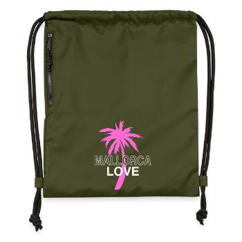 Mallorca - Gymsac made from recycled material - military green - Front