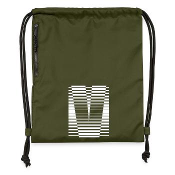 INITIAL V - Gymsac made from recycled material - military green - Front