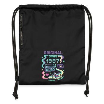 Original since 1987 - Year of birth 1987 - Gymsac made from recycled material - black - Front