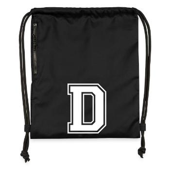d - Gymsac made from recycled material - black - Front