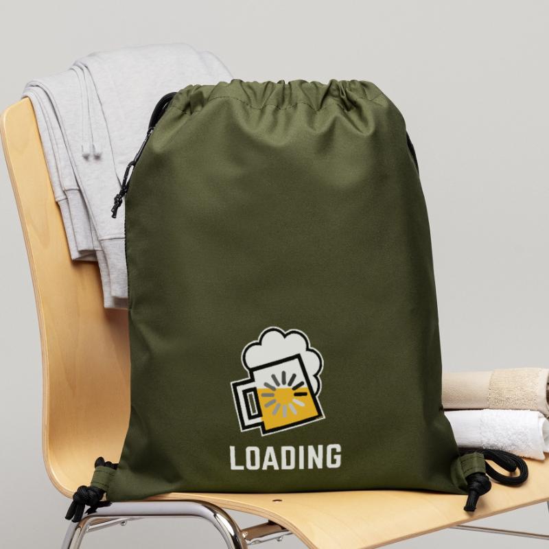 Beer Loading (Drinking In Progress / Negative / \) Gymsac made from recycled material