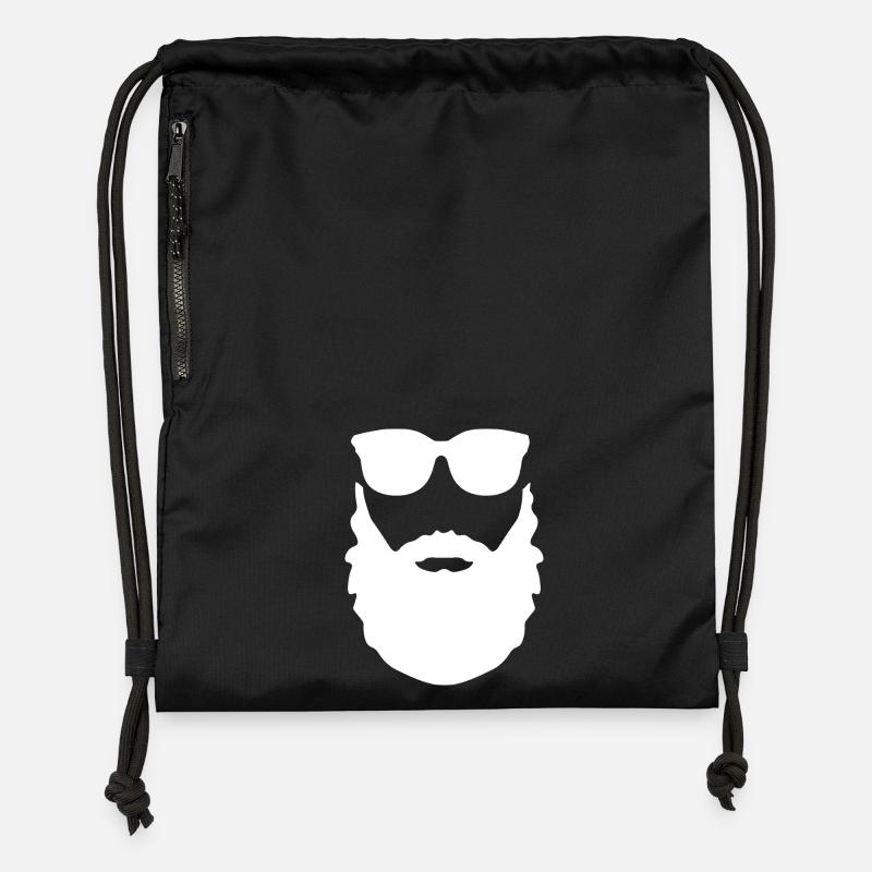 beard sunglasses - Gymsac made from recycled material - black