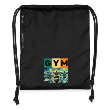 GYM - Gymsac made from recycled material - black - Front