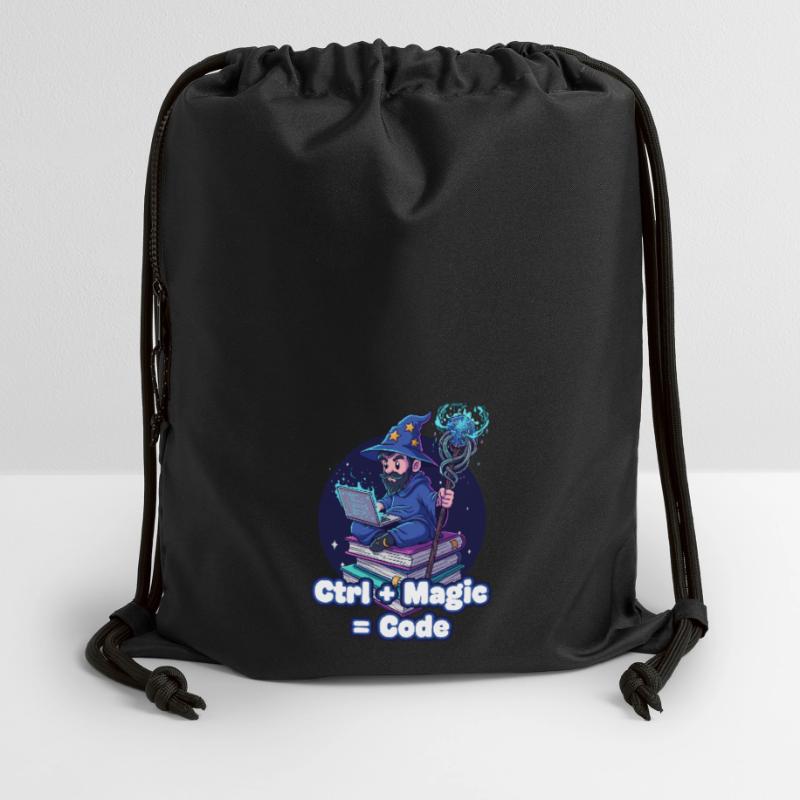 Assistant Ctrl Magic Code Sac à cordon en polyester recyclé