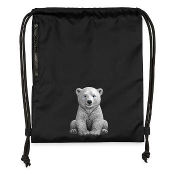 Eisbaer - Gymsac made from recycled material - military green - Front