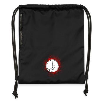 Bong Smoking Pipe - Gymsac made from recycled material - black - Front