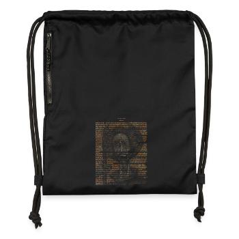 Don Quichotte - Sac à cordon en polyester recyclé - noir - Devant