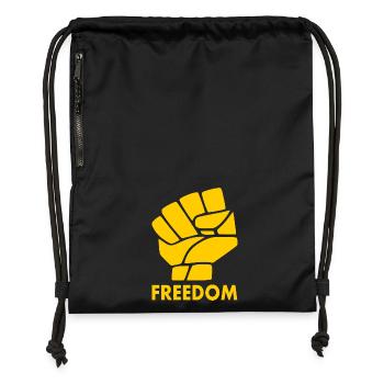 Freedom - Gymsac made from recycled material - black - Front