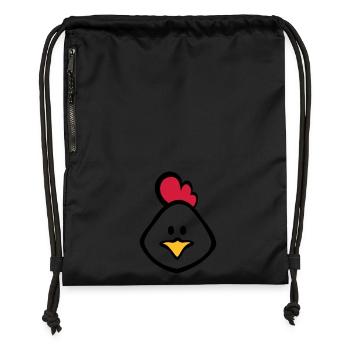 hen 3c - Gymsac made from recycled material - black - Front