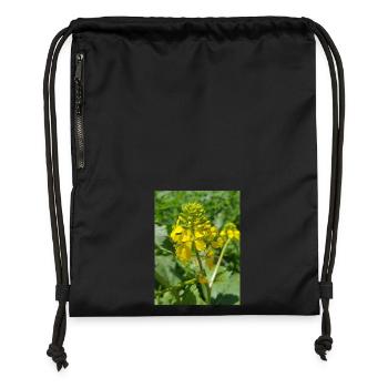 black mustard (in german Schwarzer Senf) - Gymsac made from recycled material - black - Front