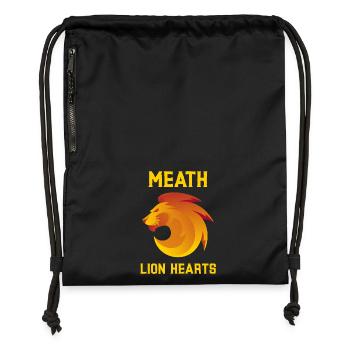 Cœurs de Lion de Meath - Sac à cordon en polyester recyclé - noir - Devant