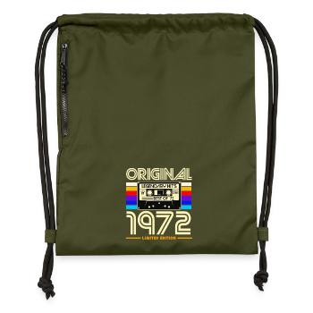 1972 Limited Edition Cassette - Gymsac made from recycled material - military green - Front