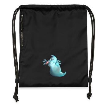 Ghost - Turnbeutel aus Recycling-Material - Schwarz - Vorne