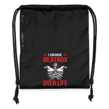 Beatbox - Gymsac made from recycled material - black - Front