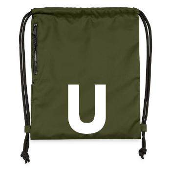 U - Gymsac made from recycled material - military green - Front