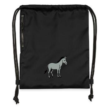 Ass - Gymsac made from recycled material - black - Front