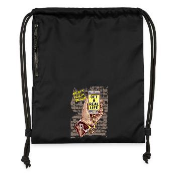 Smartphone mobile phone - Gymsac made from recycled material - black - Front