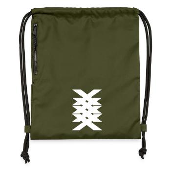 Cool xxxx art numérique - Sac à cordon en polyester recyclé - military green - Devant