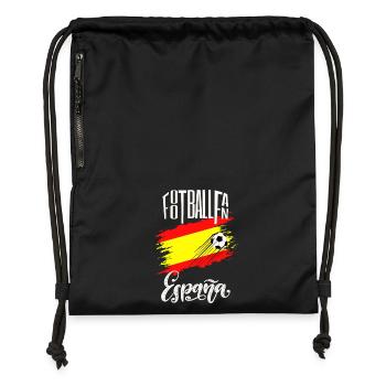 Fussball Fan Spanien - Turnbeutel aus Recycling-Material - military Green - Vorne
