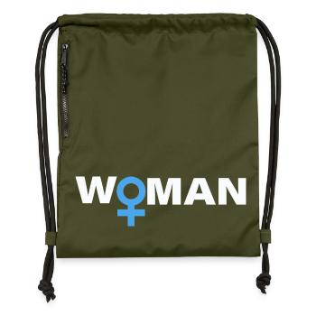 WOMAN - Turnbeutel aus Recycling-Material - military Green - Vorne