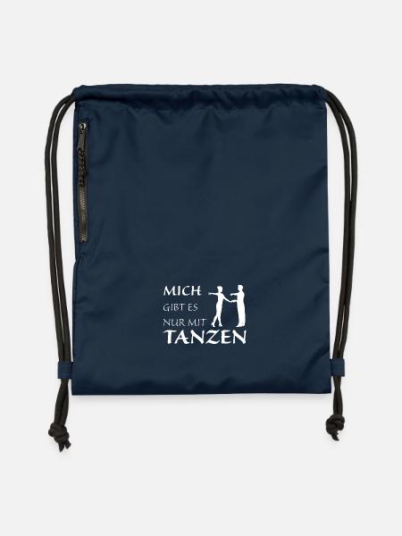 Nur mit Tanzen - Turnbeutel aus Recycling-Material - Navy