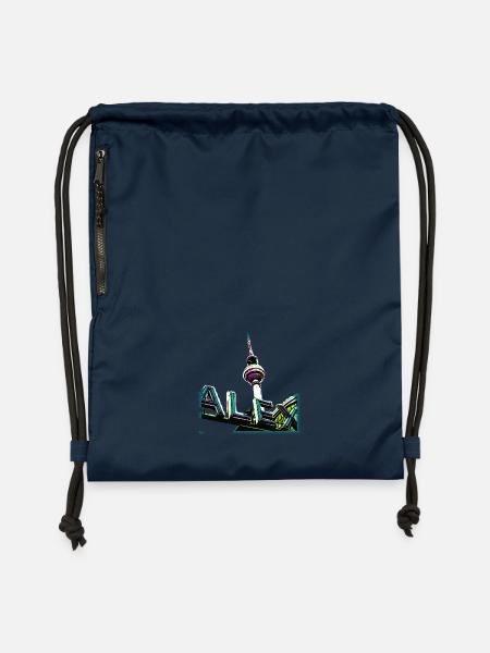 Alex Cyan - Turnbeutel aus Recycling-Material - Navy