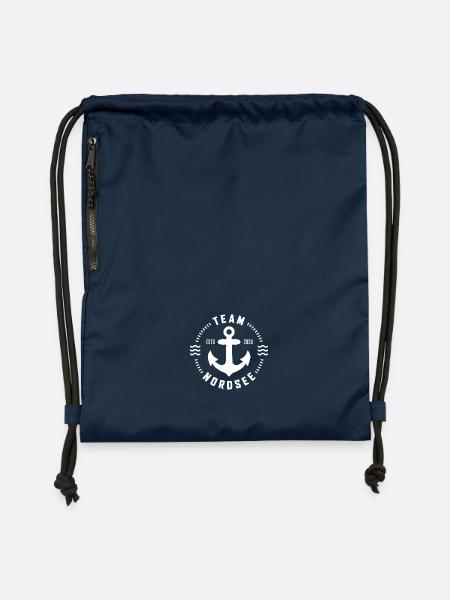 Team Nordsee - Turnbeutel aus Recycling-Material - Navy