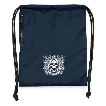 Heavy Metal - Turnbeutel aus Recycling-Material - Navy - Vorne