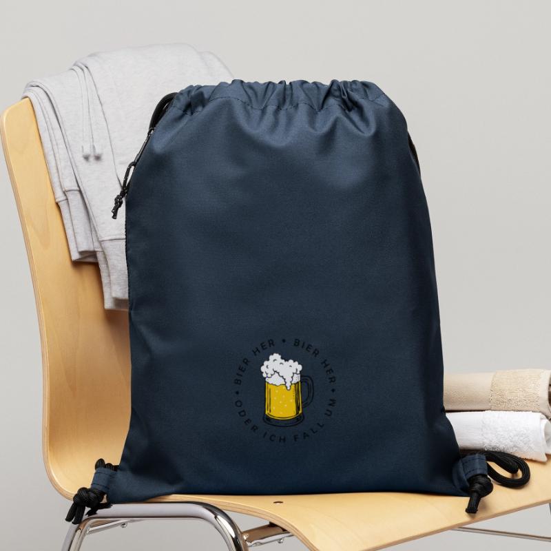Bees here - Oder ich fall um! Gymsac made from recycled material