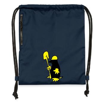 Mole - Gymsac made from recycled material - navy - Front