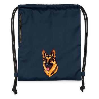 Sheepdog - Gymsac made from recycled material - navy - Front