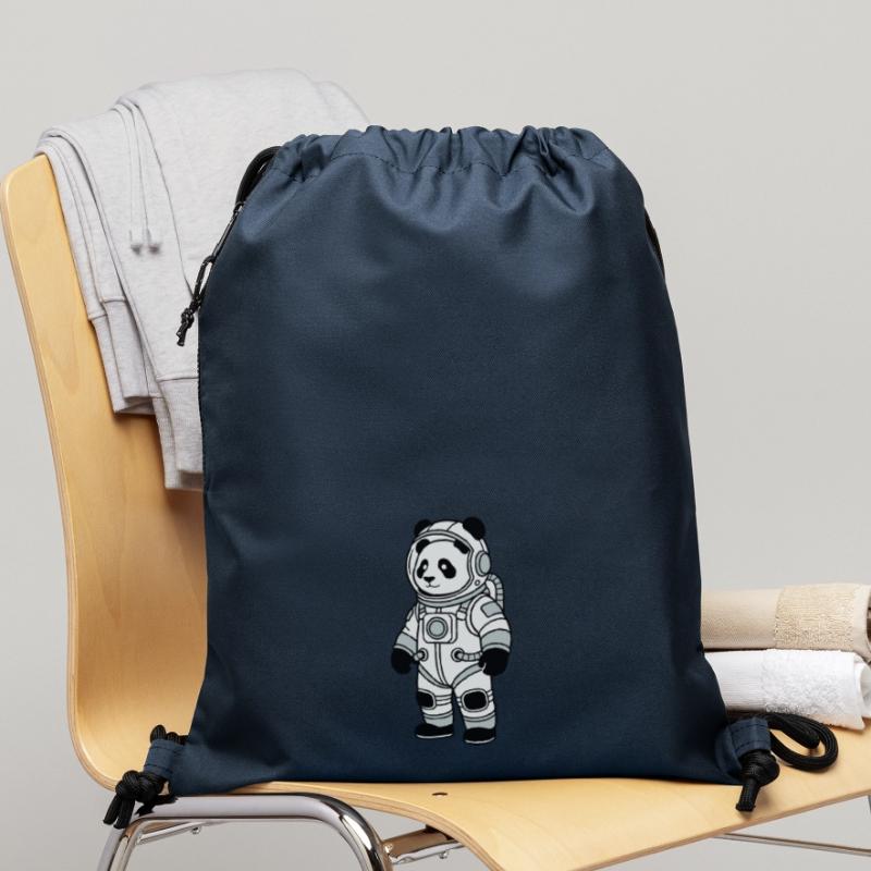 Combinaison spatiale panda bear Sac à cordon en polyester recyclé