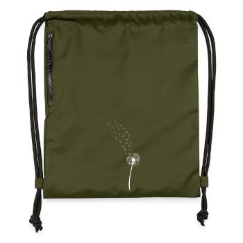 Löwenzahn - Turnbeutel aus Recycling-Material - military Green - Vorne