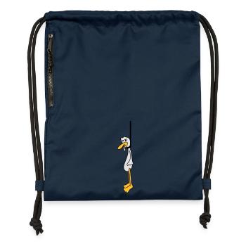 Hanged Duck - Turnbeutel aus Recycling-Material - Navy - Vorne